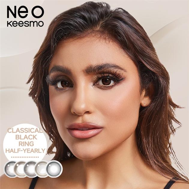 Ring Neo NEO Classical Black Ring Series Half Yearly Disposable 2 pcs | sigocontacts