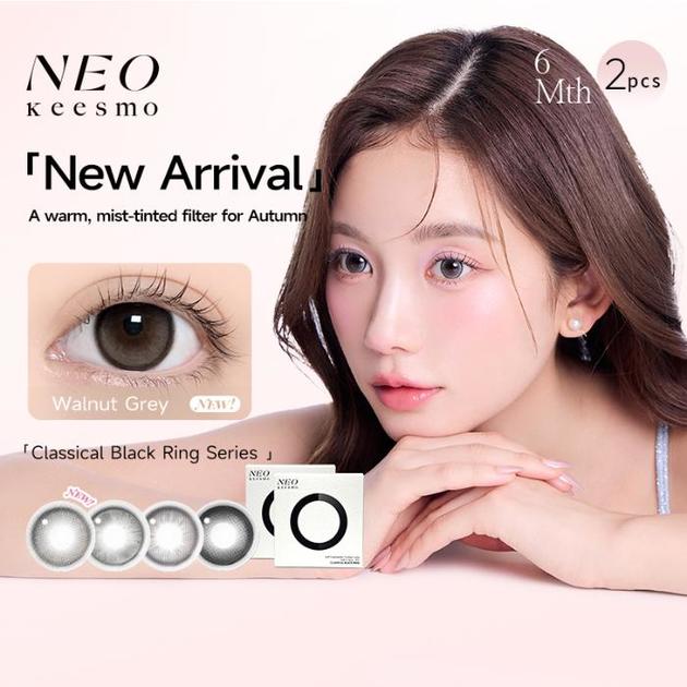 Ring Neo NEO Classical Black Ring Series Half Yearly Disposable 2 pcs | sigocontacts