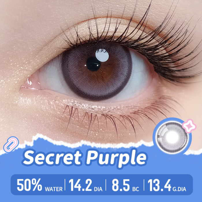 Secret Purple | Daily (10pcs) | sigocontacts